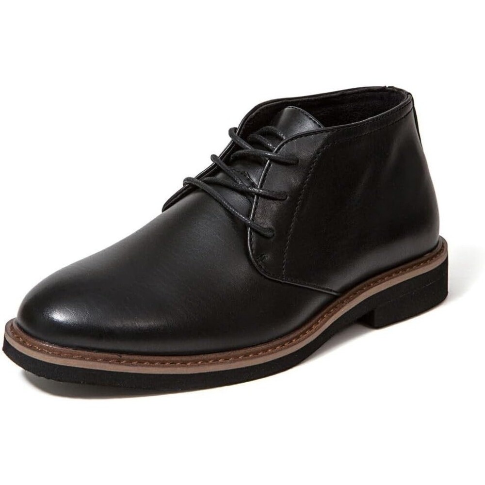 Deer Stags Boys' Ballard Dress Comfort Chukka Boot, Black, Size 5